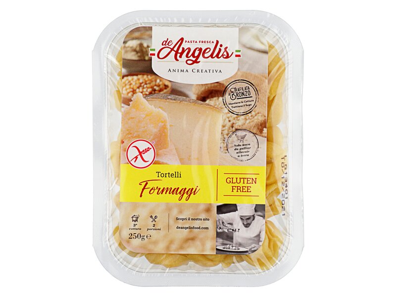 De Angelis* Gluten Free Tortelli Formaggi 250g