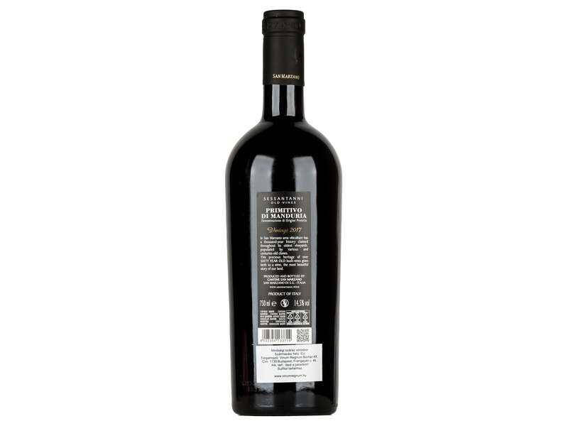 Sessantanni Primitivo Di Manduria 2017 0,75l