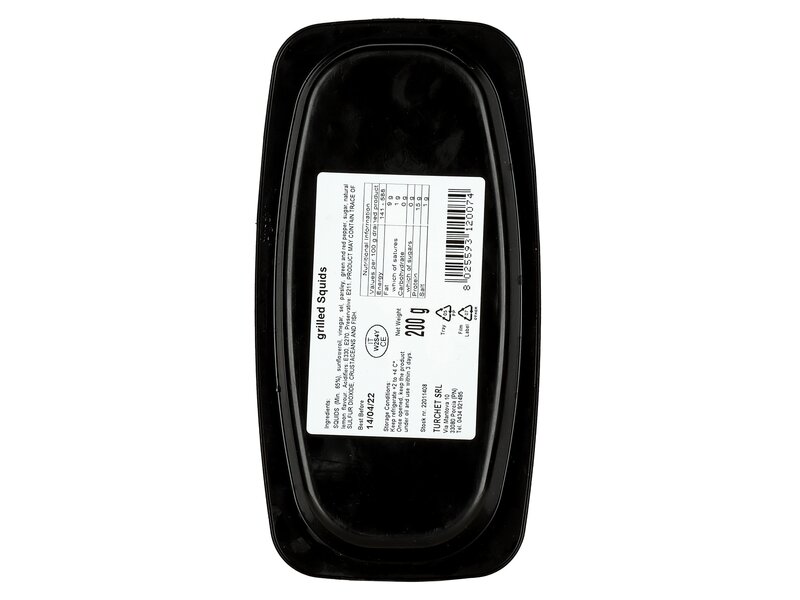 Turchet grillezett tintahal 200g