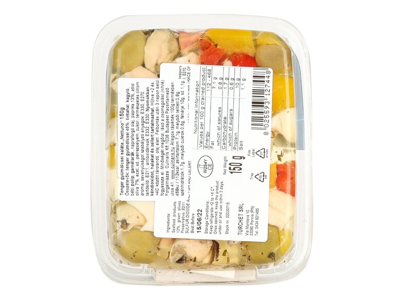 Turchet Insalata di Mare Nettuno 150g-Tenger gyümölcsei saláta