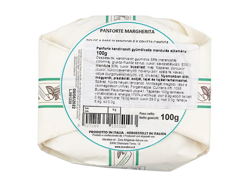 Panforte di Siena Margherita 100g