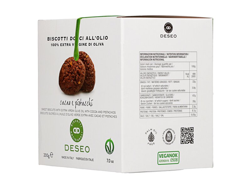 Deseo biscotti dolci cocoa-pist.200g