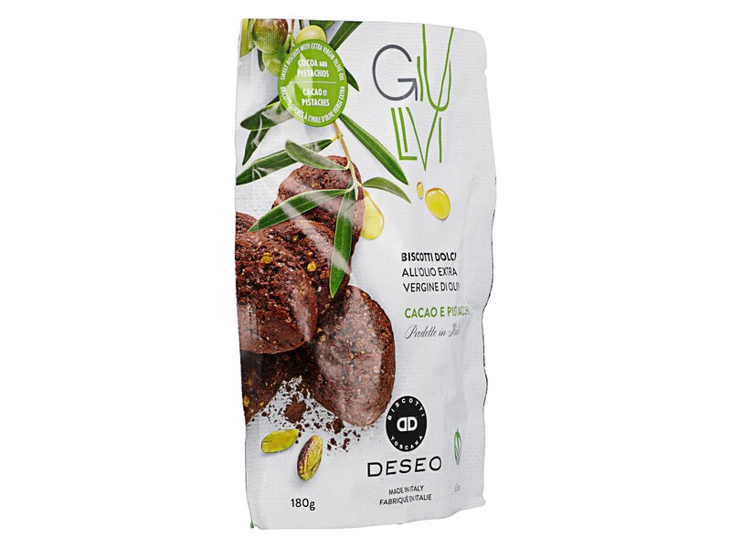 Deseo GiuLivi Biscotti Dolci Cacao e Pistacchi 180g