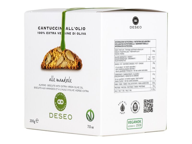 Deseo cantuccini mandulával és extraszűz olívaolajjal 200g