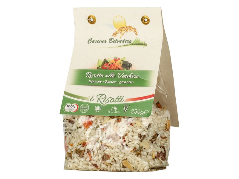 Cascina Belvedere Zöldséges rizottó rizs 250g