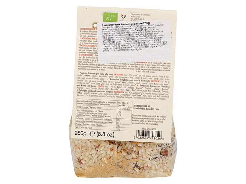 Belvedere Risotto BIO zucca 250g