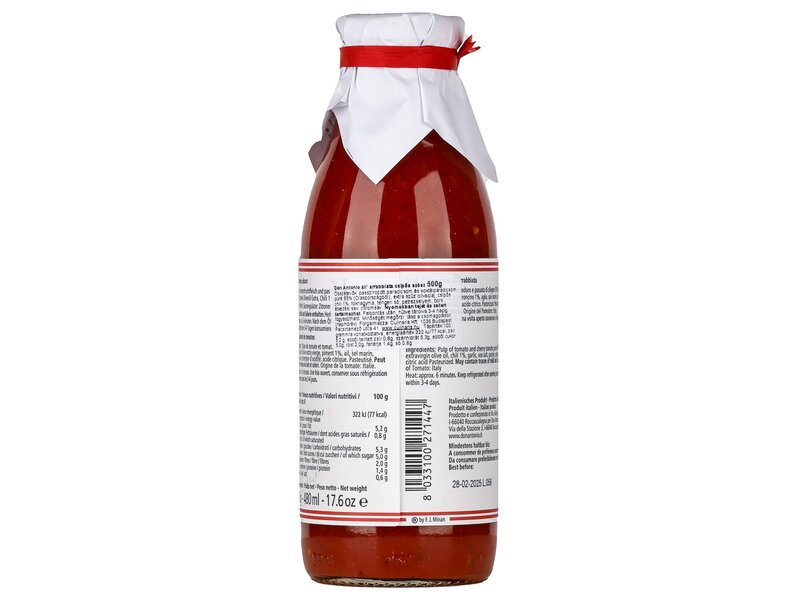 Don Antonio all'arrabbiata  paprikás tésztaszósz 500g