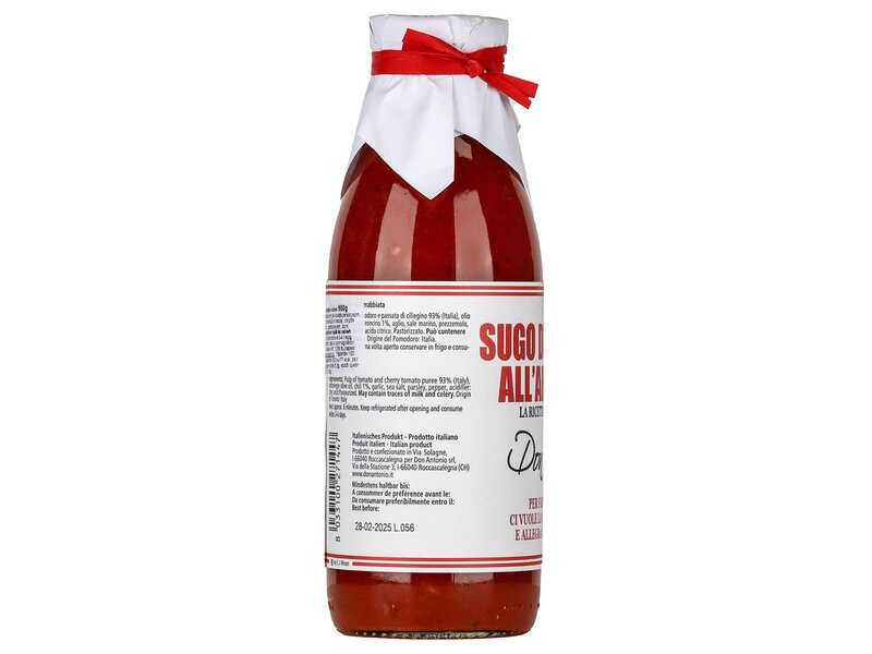 Don Antonio all'arrabbiata  paprikás tésztaszósz 500g