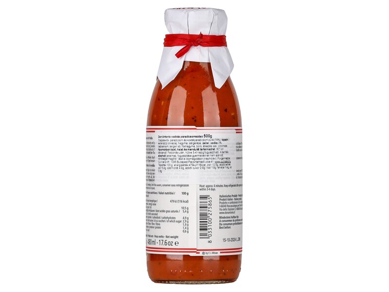 Don Antonio vodkás paradicsomszósz 500g