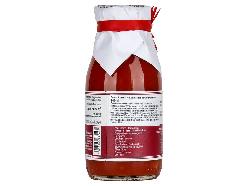 Donna Antonia All'Abruzzese paradicsomszósz 250g