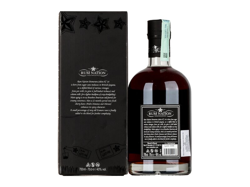 Rum Nation Demerara Solera N. 14 0,7l