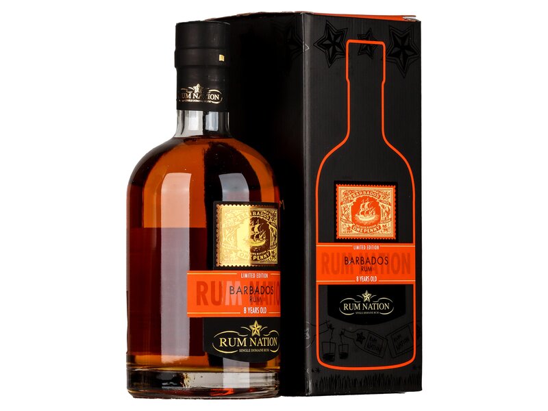Rum Nation Barbados 8 év 0,7l