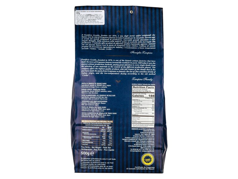 Gentile Scialatielli durumlisztes száraztészta 500g