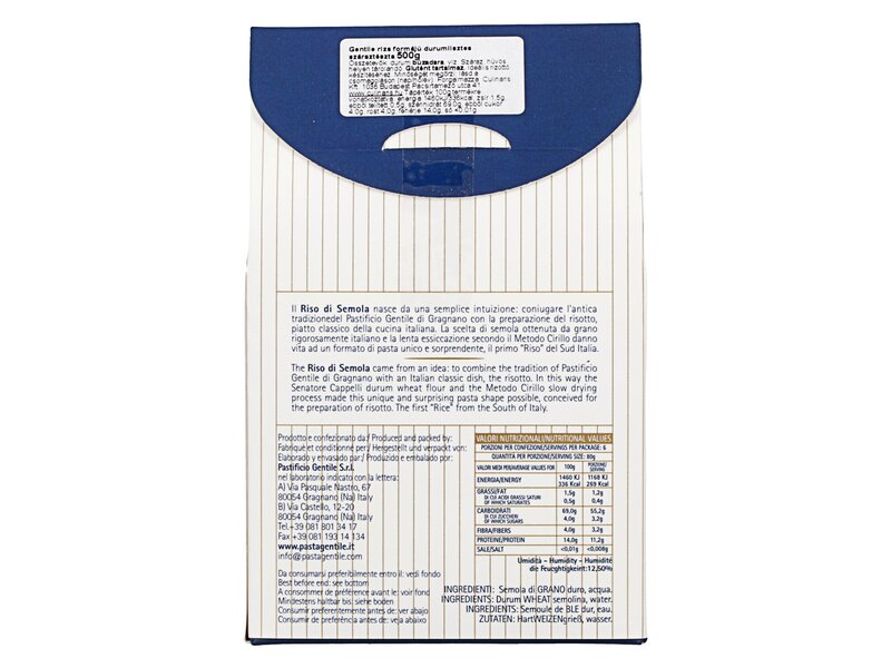 Gentile Riso di Semola 500g