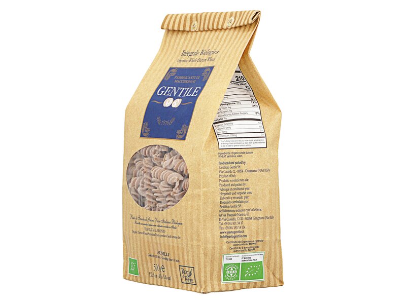 Gentile Fusilli integrale biologica 500g
