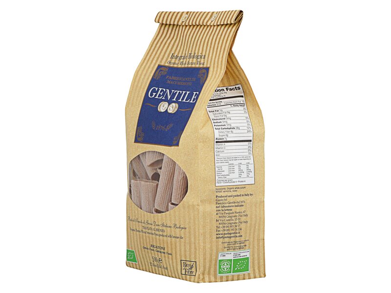 Gentile Rigatoni Biologico 500g