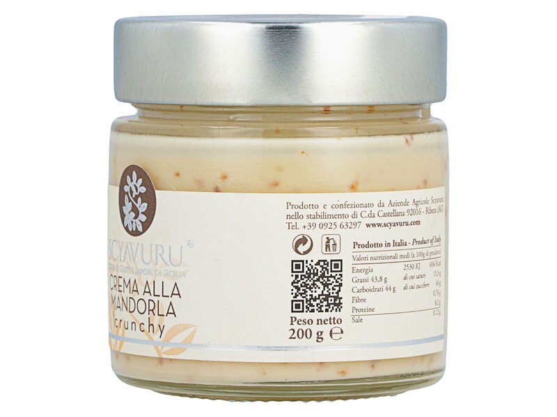 Scyavuru Crema alla Mandorla Crunchy 200g
