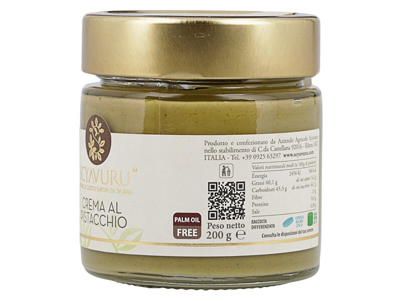 Scyavuru Crema al Pistacchio no palma 200g