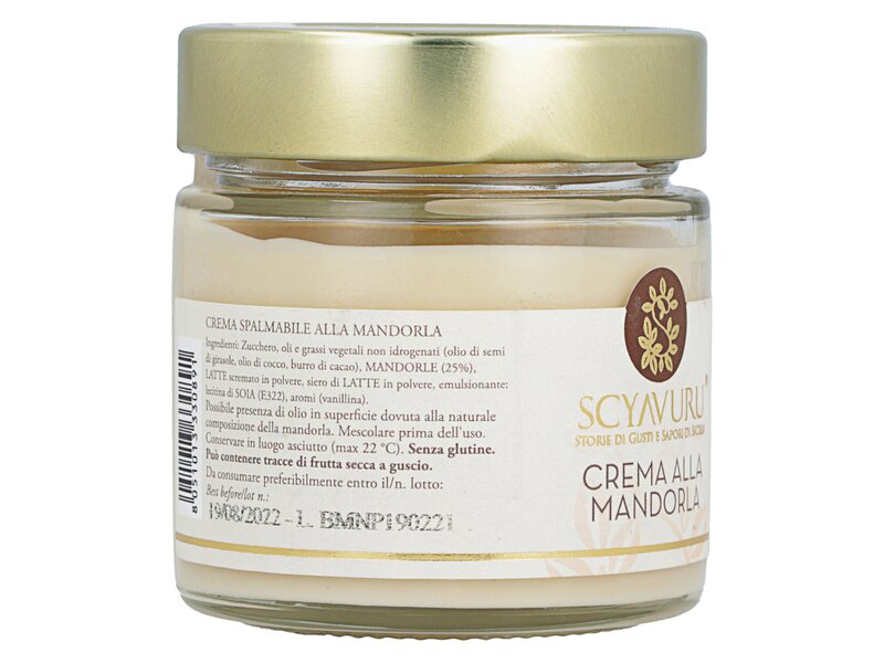Scyavuru Crema alla Mandorla no palma 200g