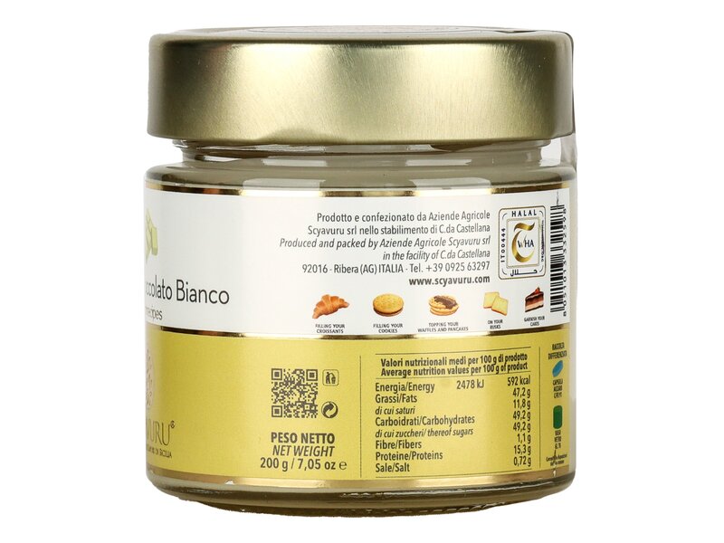 Scyavuru Crema al Cioccolato Bianco 200g
