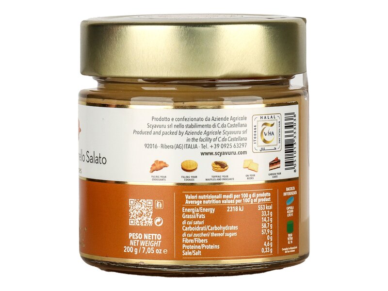 Scyavuru Crema al Caramello Salato 200g