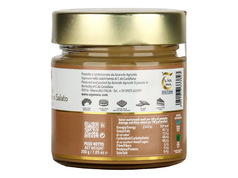 Scyavuru Crema al Biscotto Speculoos Salato 200g