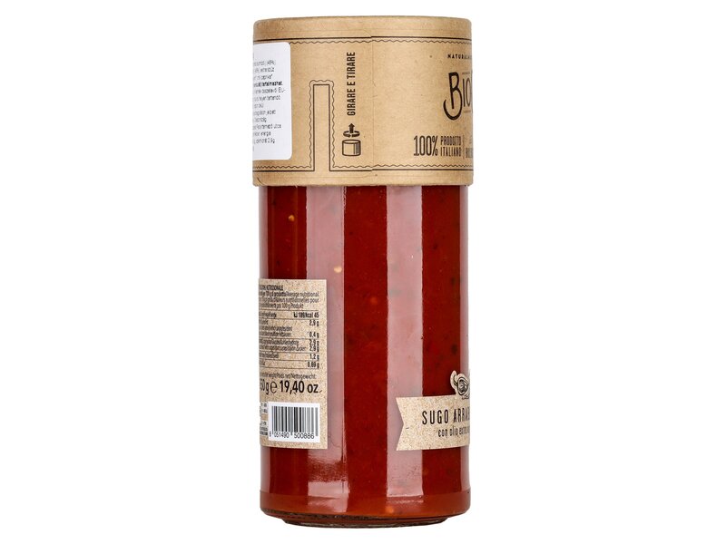 Bio Orto Sugo Arrabbiata Bio paradicsomos szósz 550g