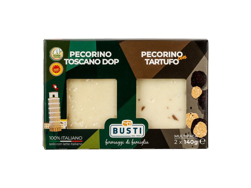 Busti „I Prelibati” Pecorino ízelítő (toszkán és szarvasgombás) 2x140g 280g