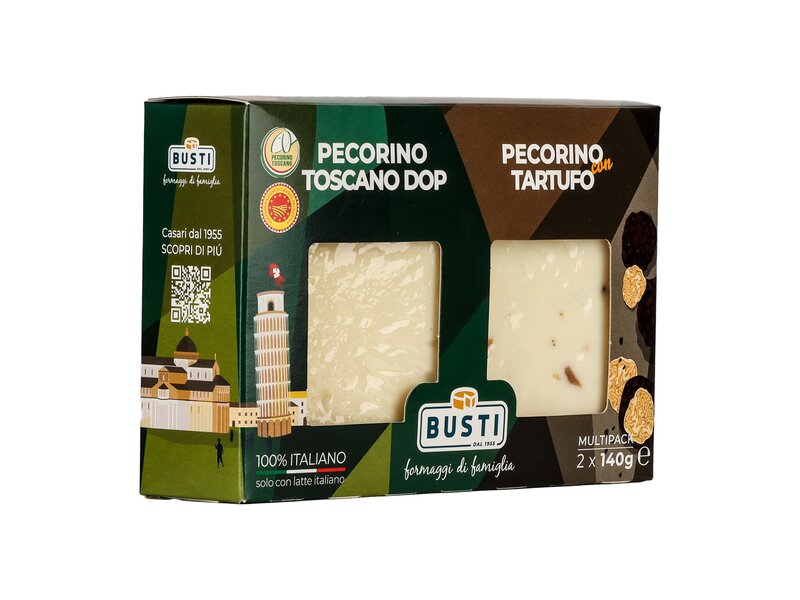 Busti „I Prelibati” Pecorino ízelítő (toszkán és szarvasgombás) 2x140g 280g