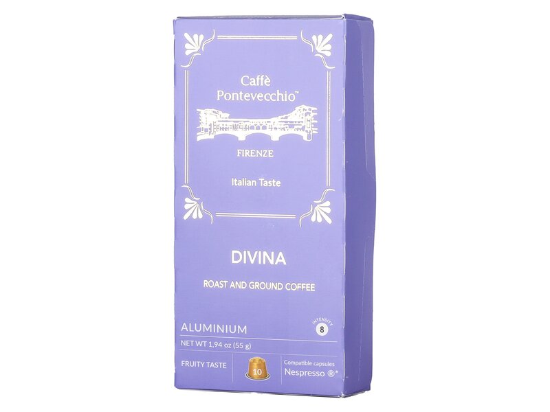 Caffé Pontevecchio Divina Nespresso compatible capsules 10pcs 55g