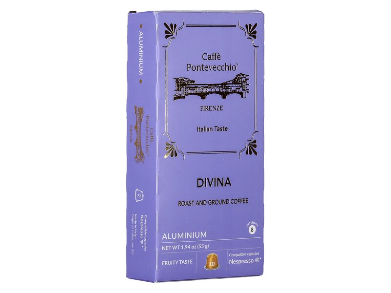 Caffé Pontevecchio Divina Nespresso compatible capsules 10pcs 55g