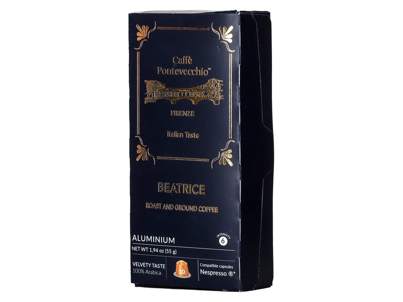 Caffé Pontevecchio Beatrice Nespresso compatible capsules 10pcs 55g