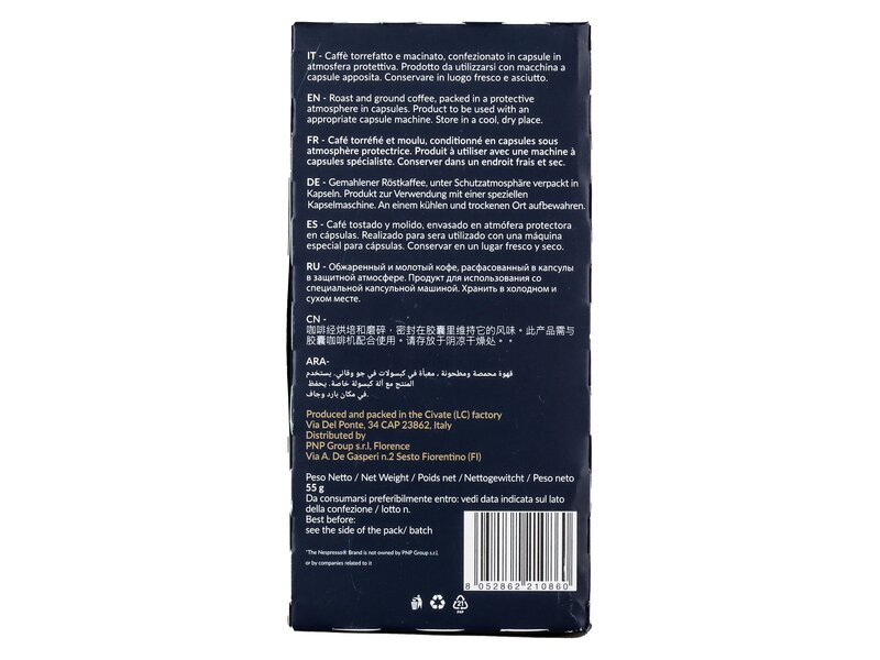 Caffé Pontevecchio Beatrice Nespresso compatible capsules 10pcs 55g