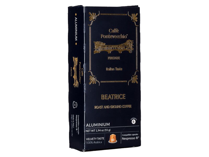 Caffé Pontevecchio Beatrice Nespresso compatible capsules 10pcs 55g