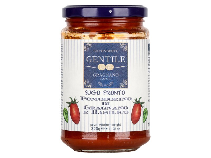 Gentile bazsalikomos paradicsomszósz 320g