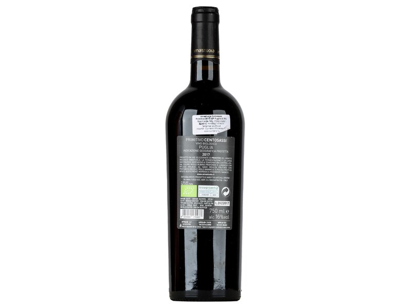 Amastuola Centosassi Primitivo 2017 0,75l