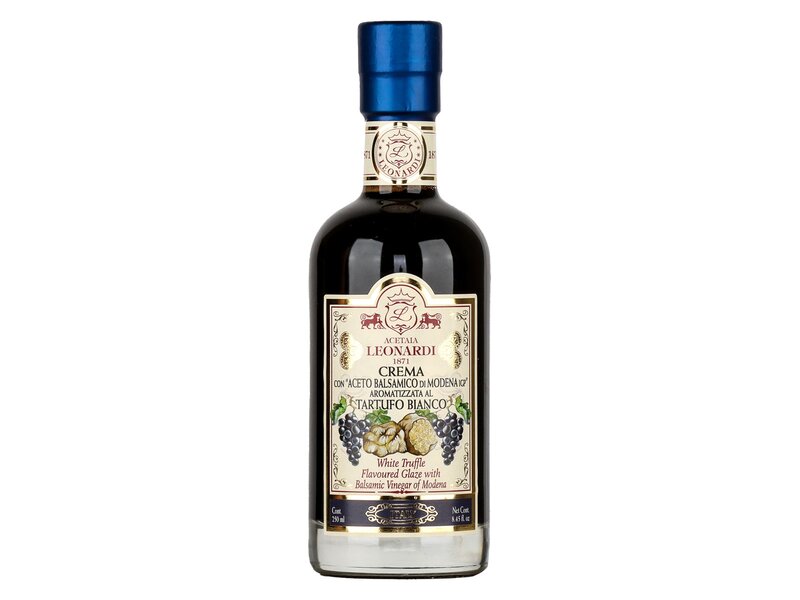 Leonardi white truffle flavoured glaze with balsamic vinegar of modena C3555 250ml