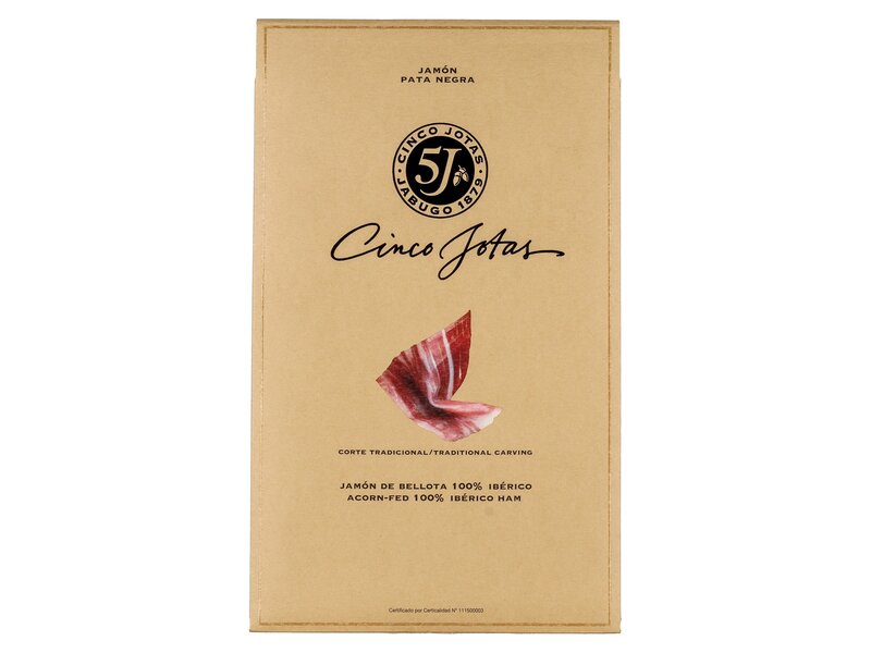 Cinco Jotas* Acorn fed 100% Iberico Pork ham 70g