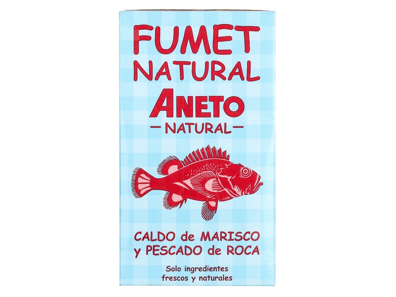 Aneto Fumet Natural Caldo de Marisco y Pescado de Roca Cebolla 1l 