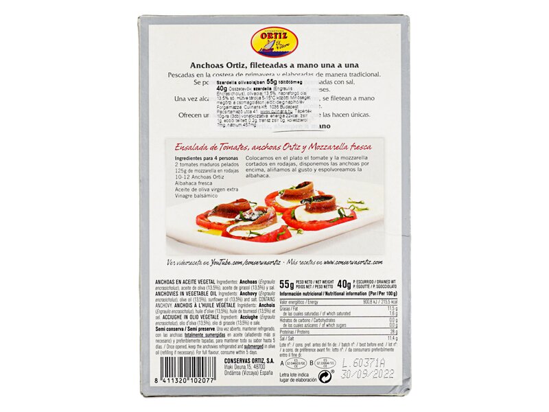 Ortiz* Anchovies Riserva o.oil 55g