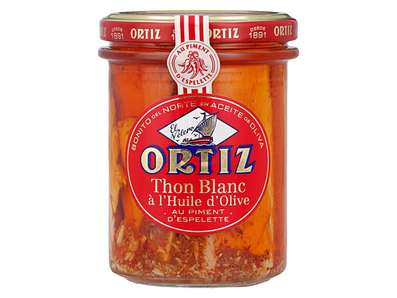 Ortiz Thon Blanc a l'Huile d'Olive au Piment d'Espelette  Ü 220g