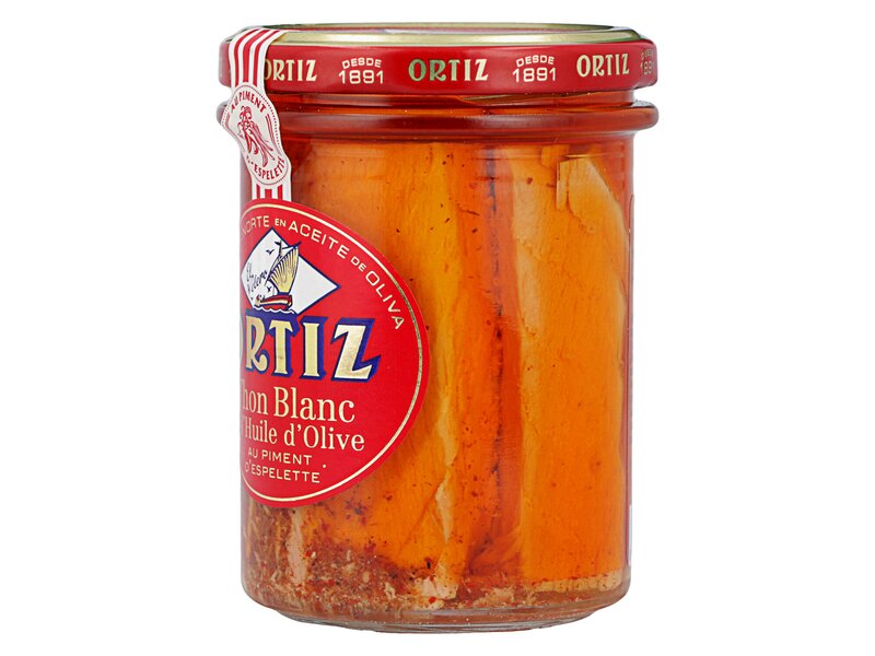 Ortiz Thon Blanc a l'Huile d'Olive au Piment d'Espelette Ü 220g