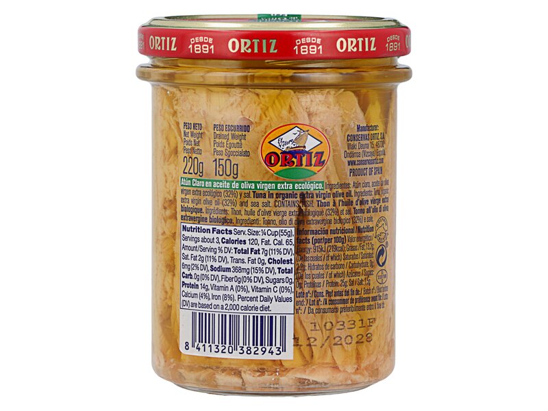 Ortiz Atun Claro org tuna o.oil Ü 150g
