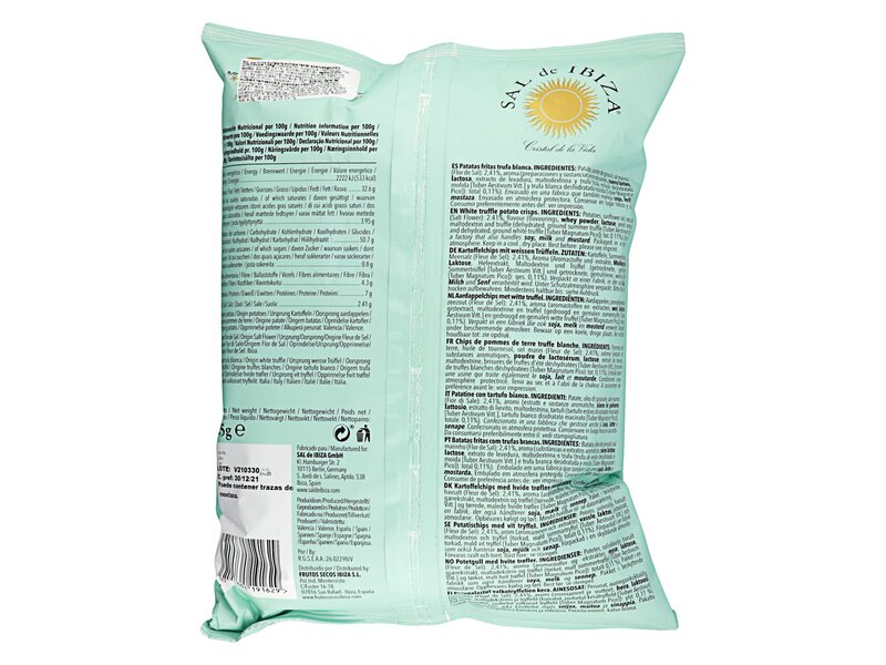 Sal de Ibiza Chips with White Truffle 125g