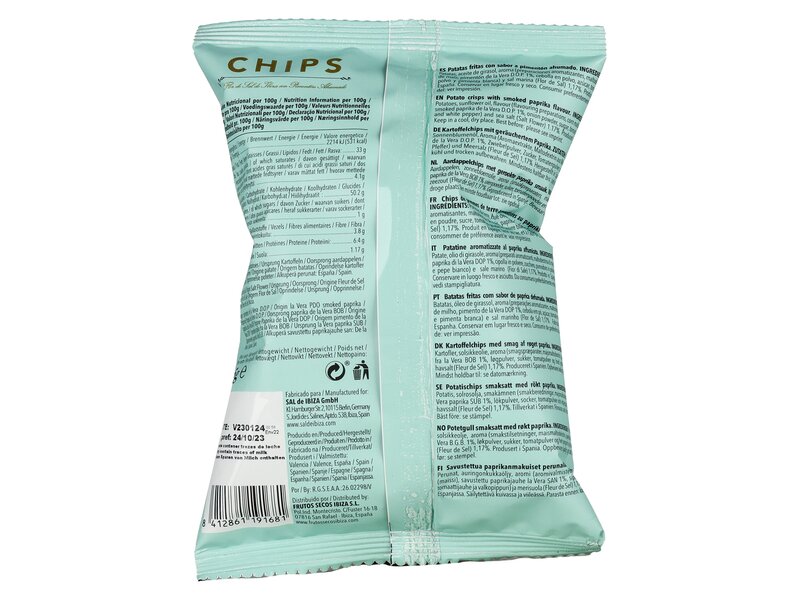 Sal de Ibiza Chips with Smoky Paprika 45g