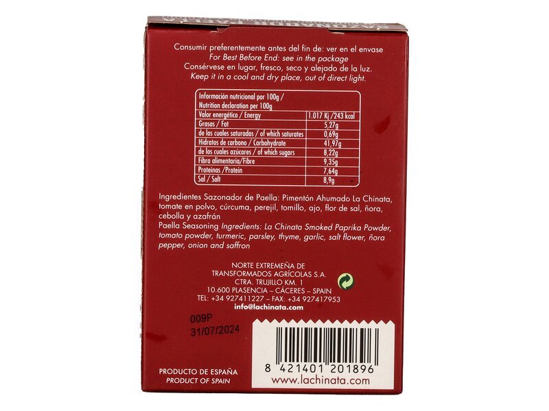 La Chinata Paella Seasoning 48g
