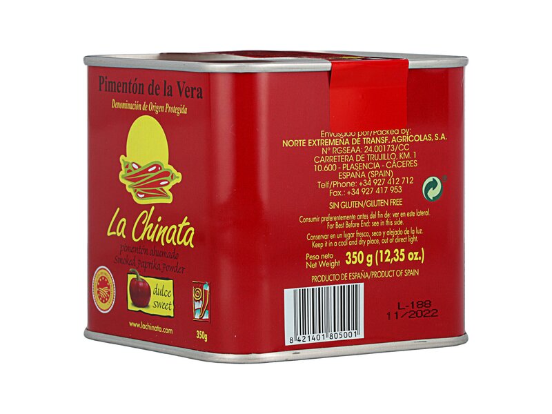 La Chinata füstölt édes paprika fém 350g