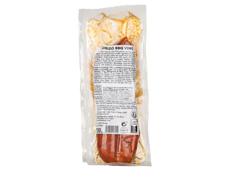 Don Gastronom Borral ízesített BBQ chorizo kolbász 200g