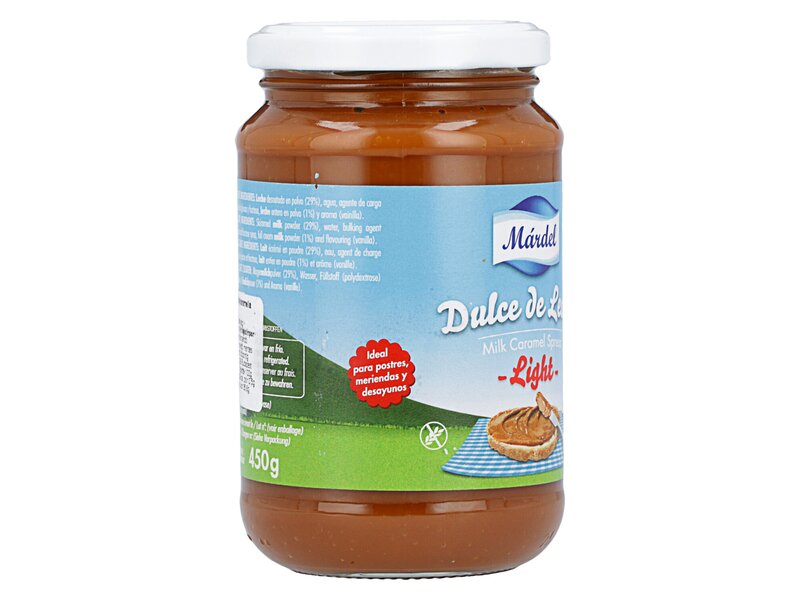 Márdel Dulce de Leche Light Milk Caramel Spread Paterelo 450g