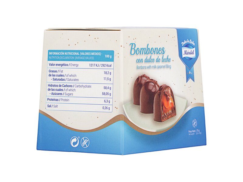 Márdel Bombones Dulcer de Leche 75g
